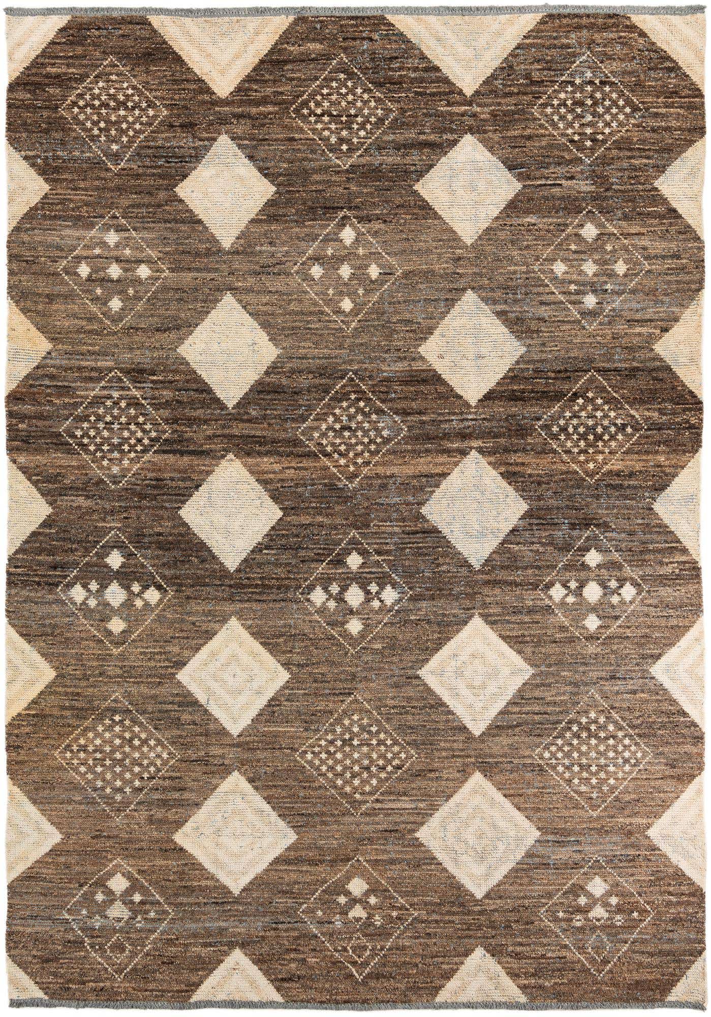 8' 4 x 12' 1 Hand Knotted Moroccan Wool Rug