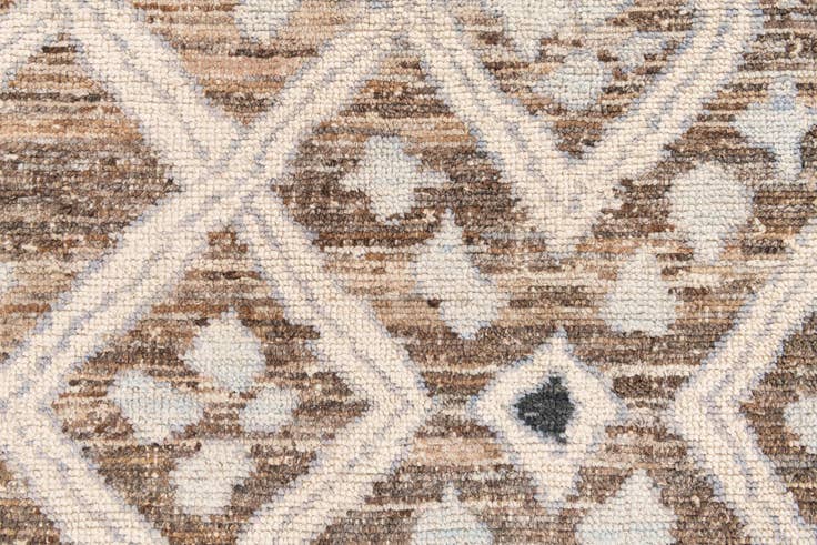Detail image of 9' x 12' Hand Knotted Moroccan Wool Rug