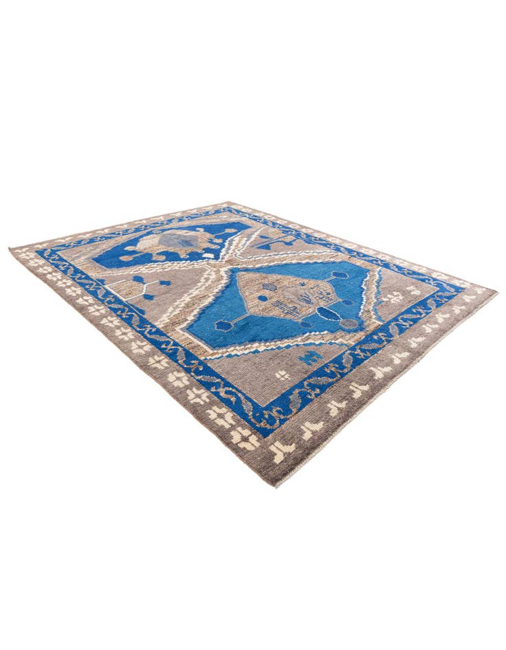 Detail image of 8' 3 x 10' 2  Hand Knotted Moroccan Wool Rug