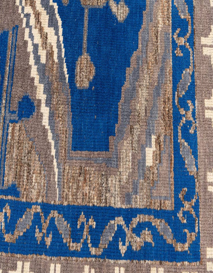 Detail image of 8' 3 x 10' 2  Hand Knotted Moroccan Wool Rug
