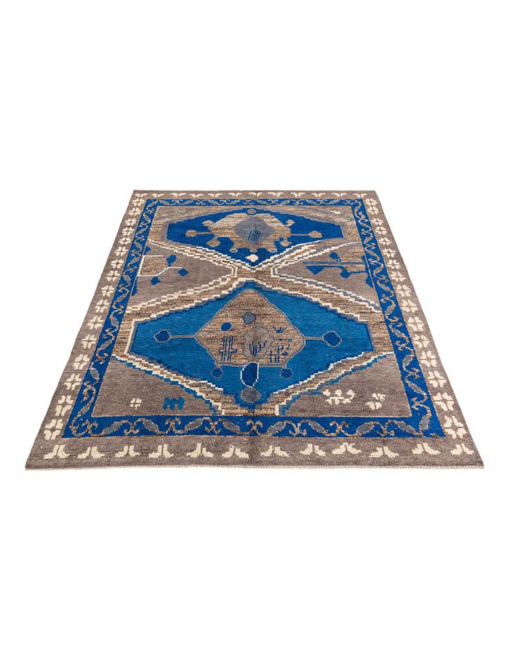 Detail image of 8' 3 x 10' 2  Hand Knotted Moroccan Wool Rug