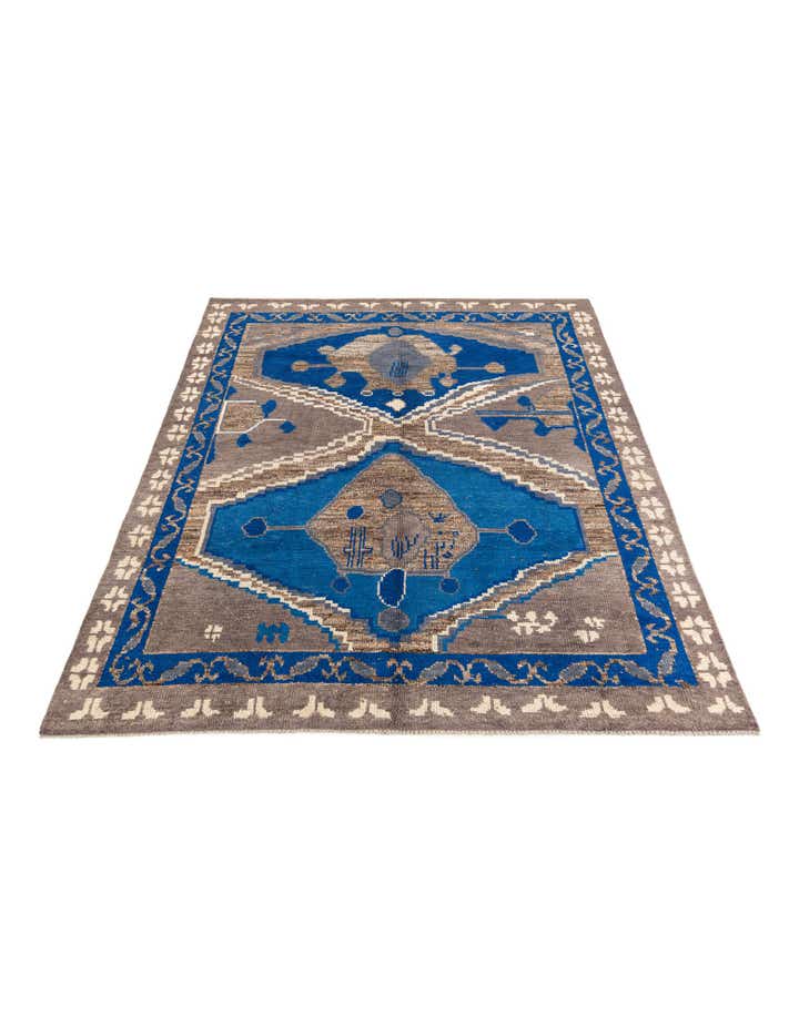 8' 3 x 10' 2 Hand Knotted Moroccan Wool Rug