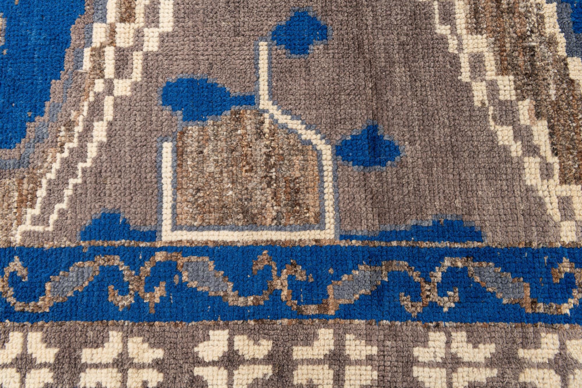 8' 3 x 10' 2 Hand Knotted Moroccan Wool Rug