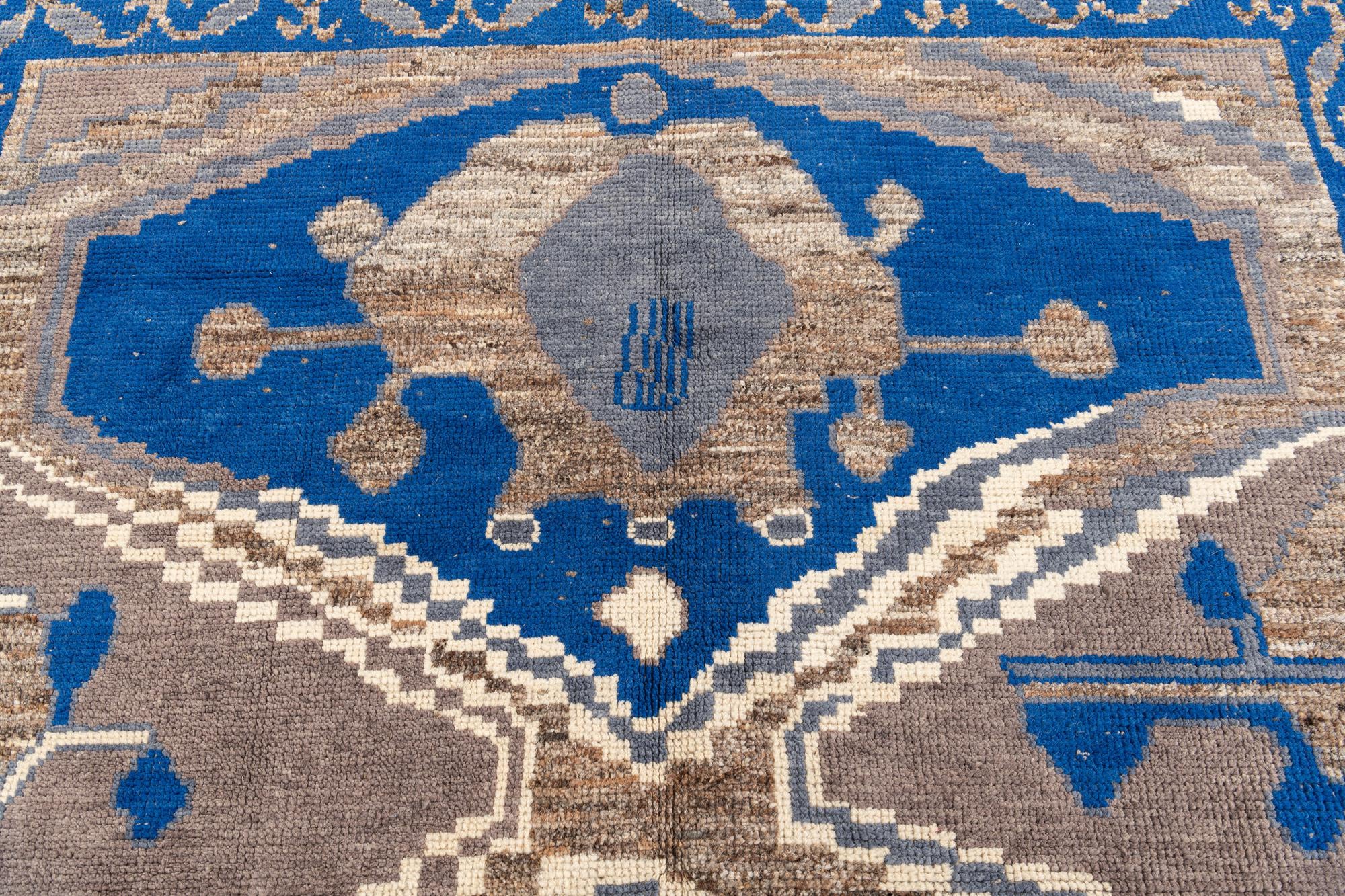 8' 3 x 10' 2 Hand Knotted Moroccan Wool Rug