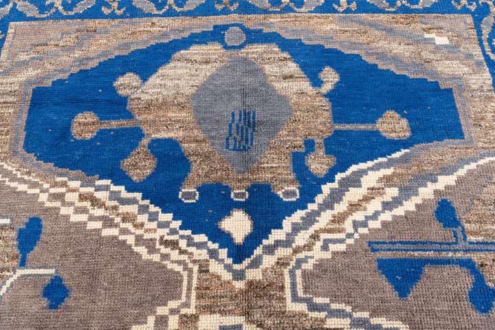 8' 3 x 10' 2 Hand Knotted Moroccan Wool Rug