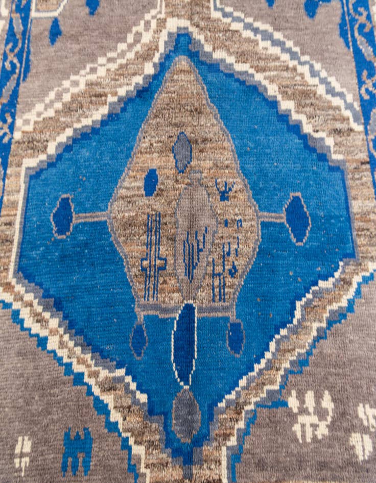 Detail image of 8' 3 x 10' 2  Hand Knotted Moroccan Wool Rug
