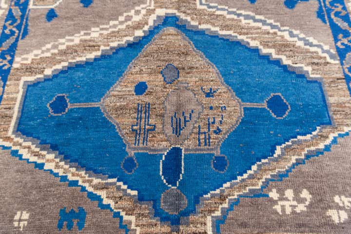 8' 3 x 10' 2 Hand Knotted Moroccan Wool Rug