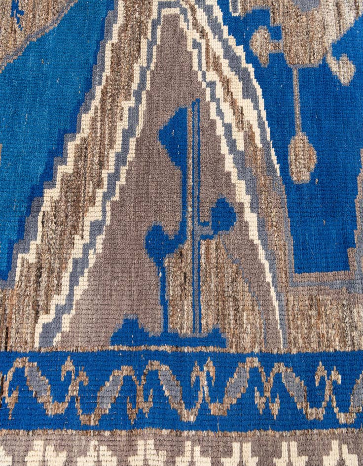 Detail image of 8' 3 x 10' 2  Hand Knotted Moroccan Wool Rug