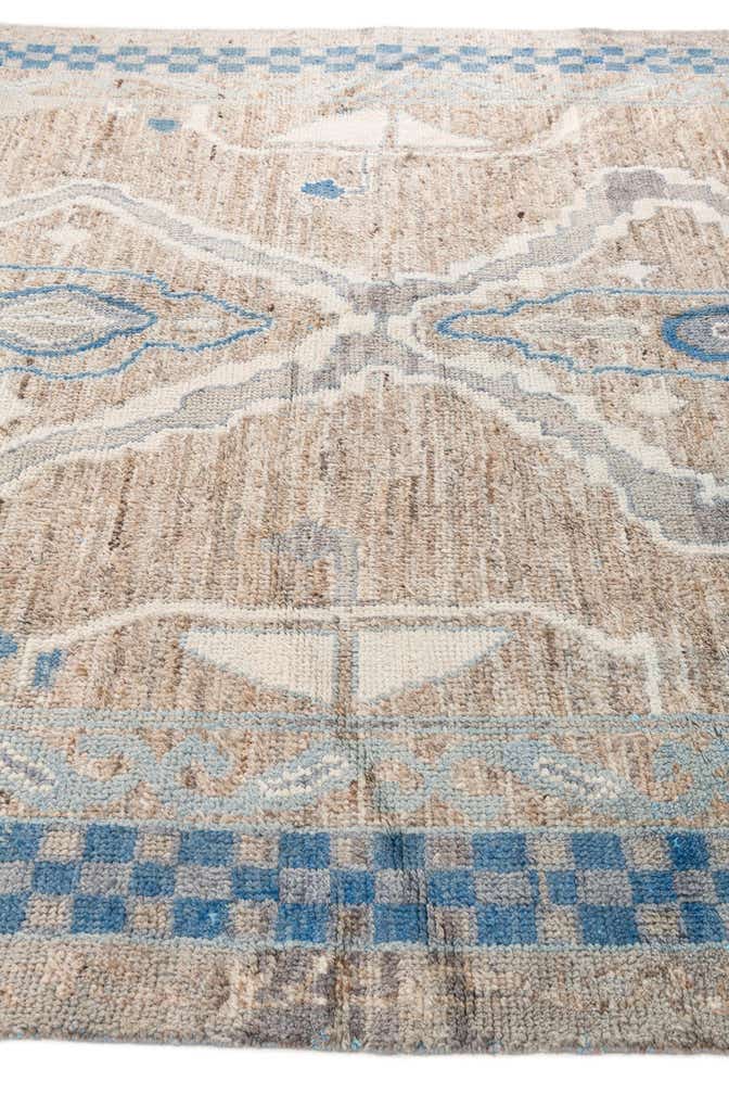 7' 5 x 10' 2 Hand Knotted Moroccan Wool Rug