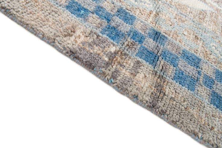 Detail image of 7' 5 x 10' 2 Hand Knotted Moroccan Wool Rug