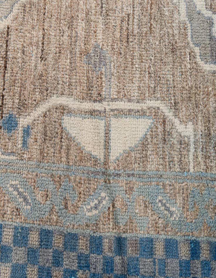 Detail image of 7' 5 x 10' 2  Hand Knotted Moroccan Wool Rug