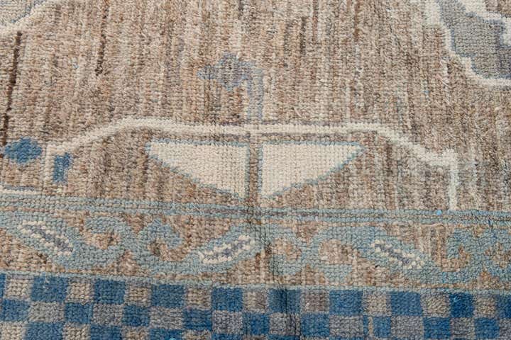 7' 5 x 10' 2 Hand Knotted Moroccan Wool Rug