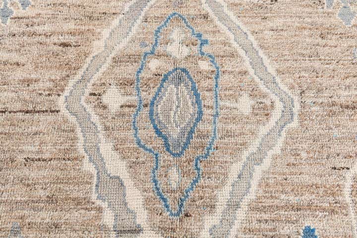 7' 5 x 10' 2 Hand Knotted Moroccan Wool Rug