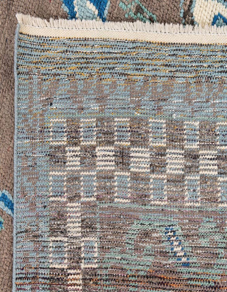 Detail image of 7' 10 x 10' 3  Hand Knotted Moroccan Wool Rug