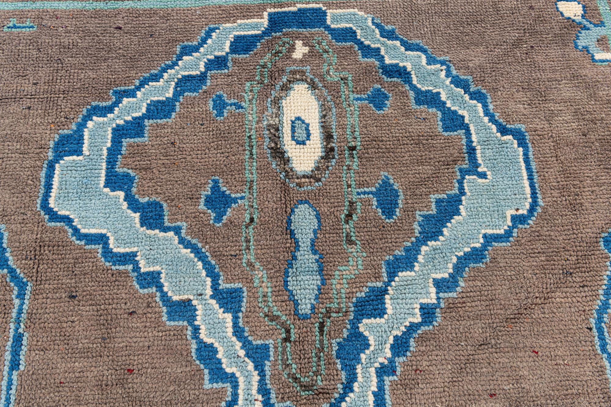 7' 10 x 10' 3 Hand Knotted Moroccan Wool Rug