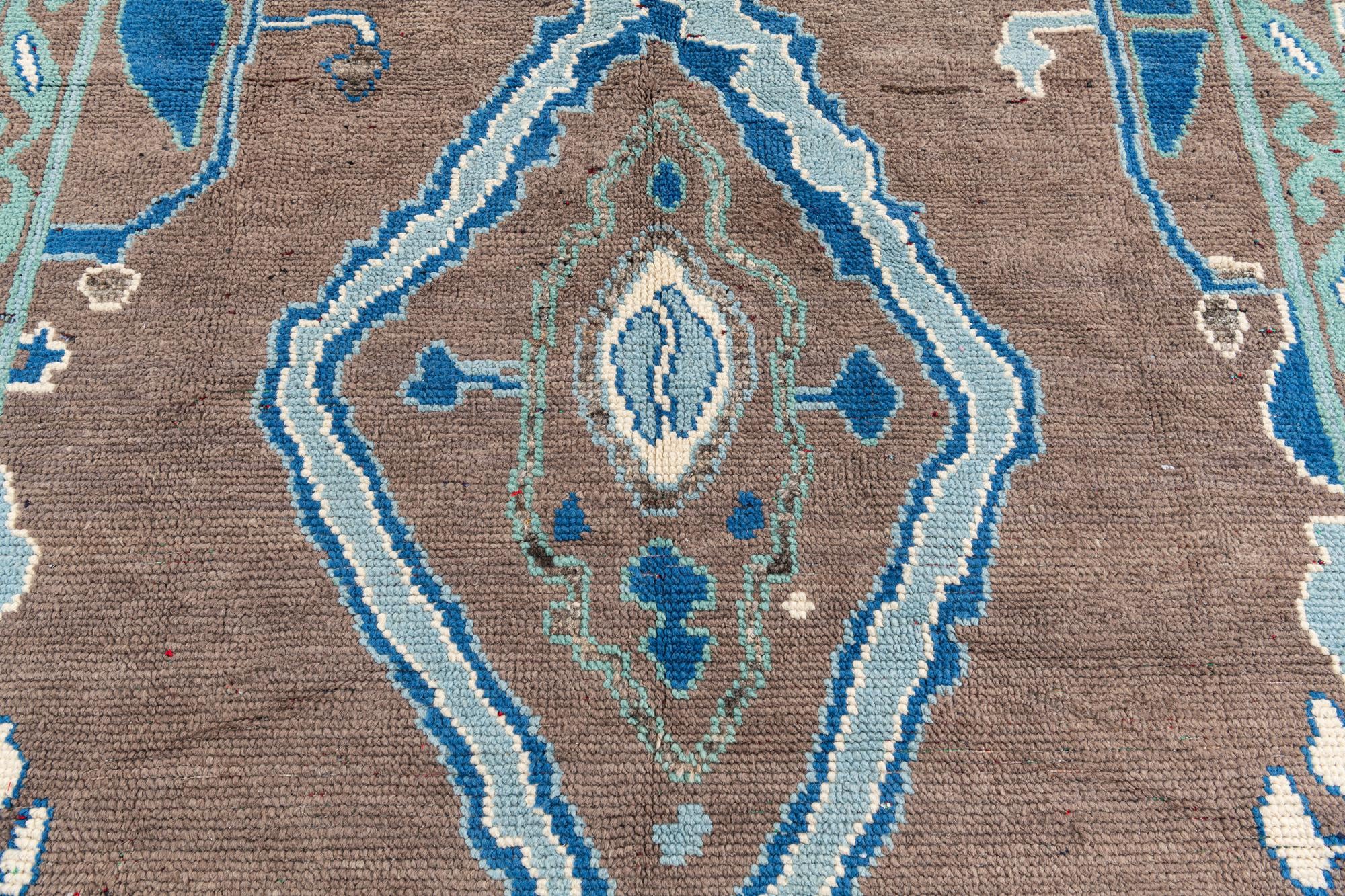7' 10 x 10' 3 Hand Knotted Moroccan Wool Rug