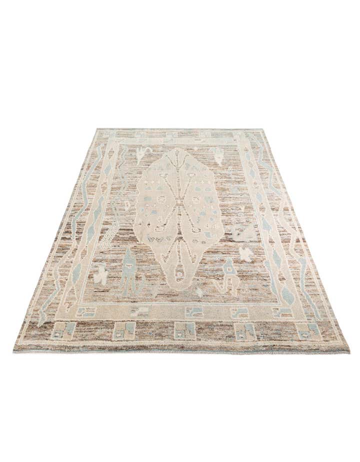 8' 5 x 12' Hand Knotted Moroccan Wool Rug