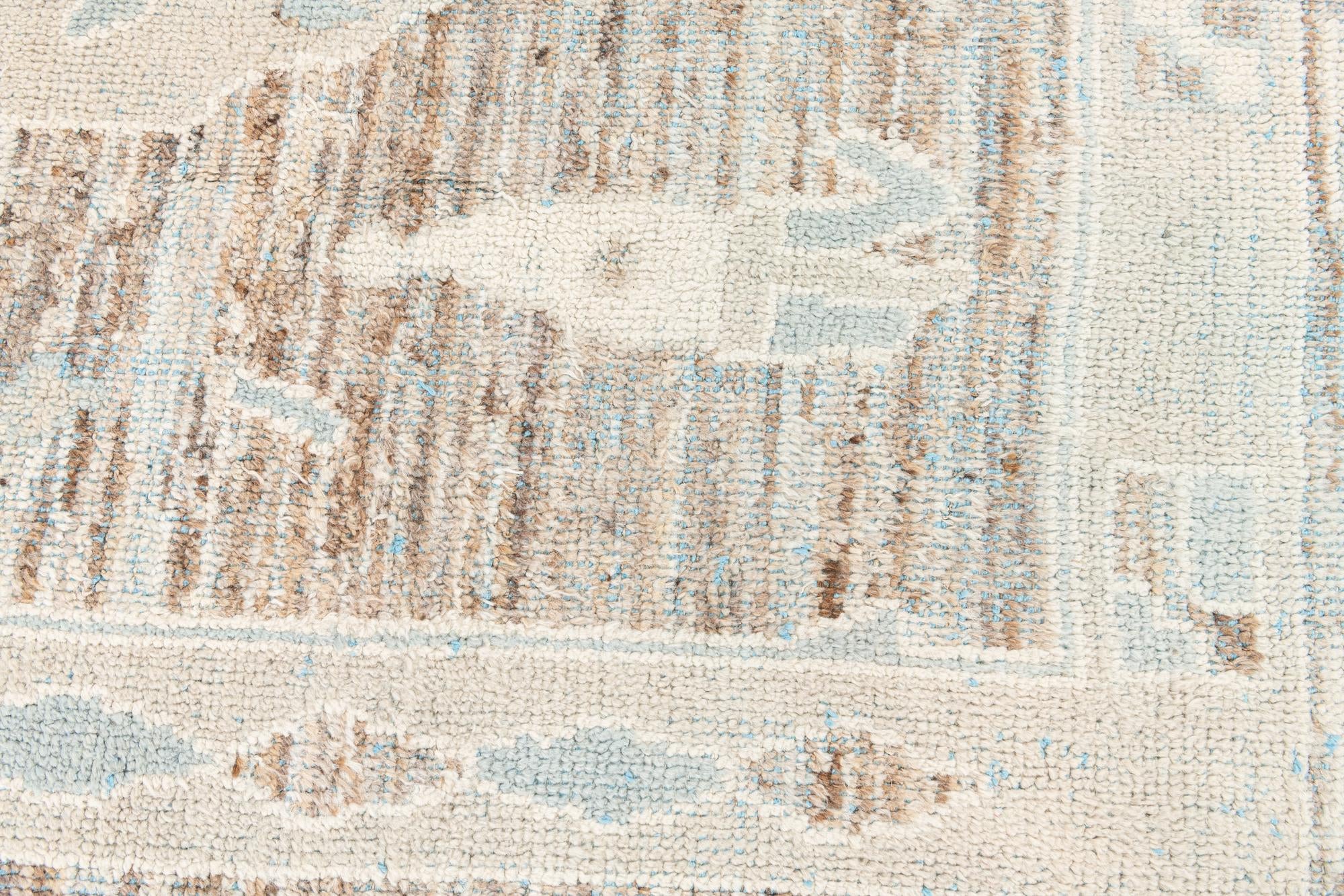 8' 5 x 12' Hand Knotted Moroccan Wool Rug