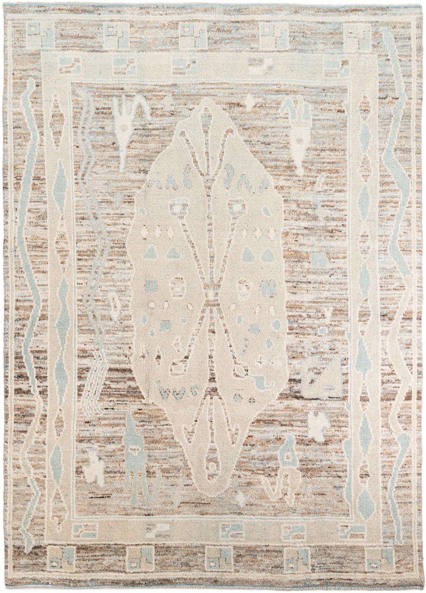 8' 5 x 12' Hand Knotted Moroccan Wool Rug