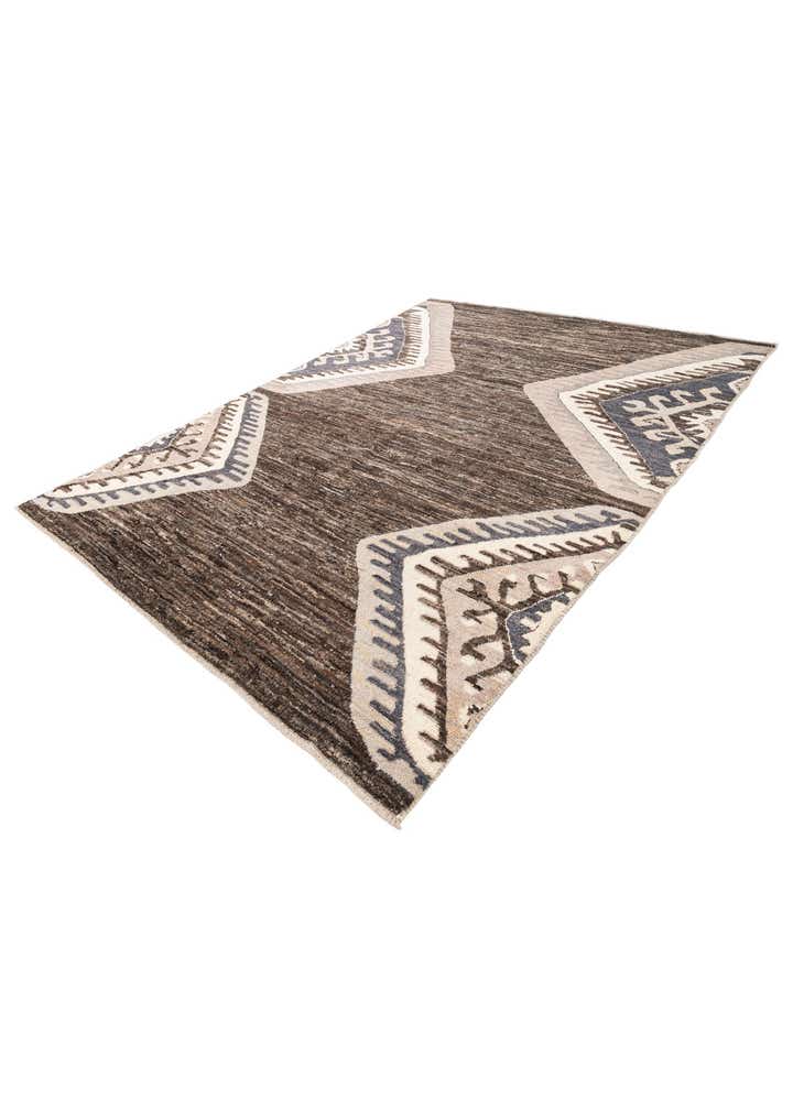 9' 1 x 11' 10 Hand Knotted Moroccan Wool Rug