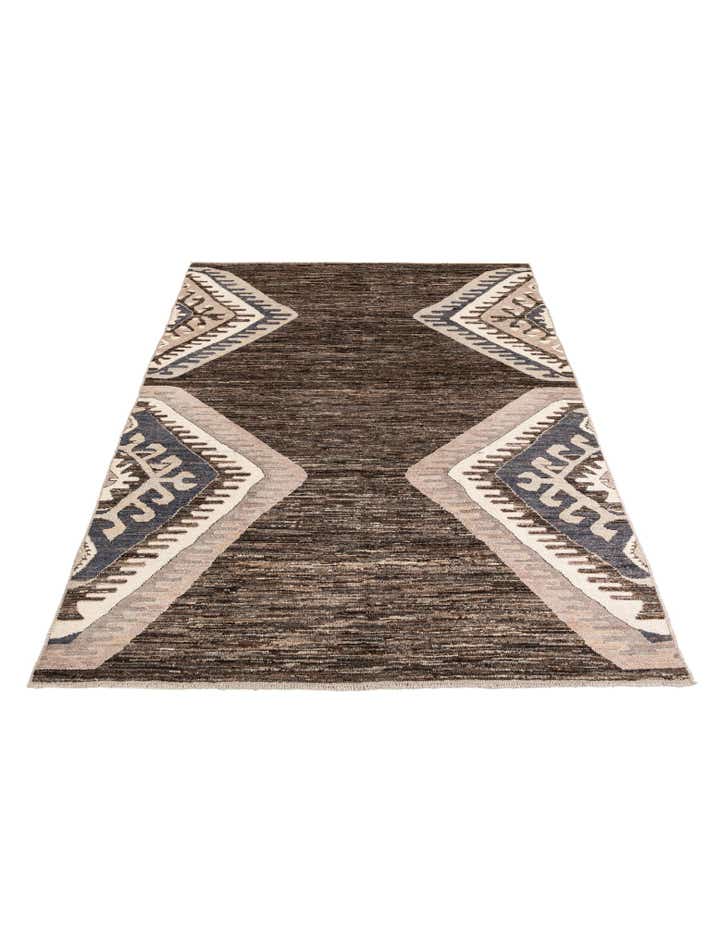 9' 1 x 11' 10 Hand Knotted Moroccan Wool Rug