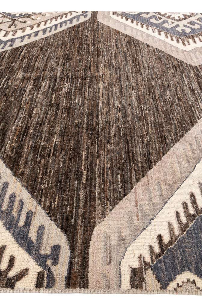 9' 1 x 11' 10 Hand Knotted Moroccan Wool Rug