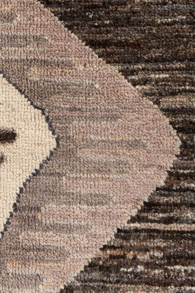 9' 1 x 11' 10 Hand Knotted Moroccan Wool Rug