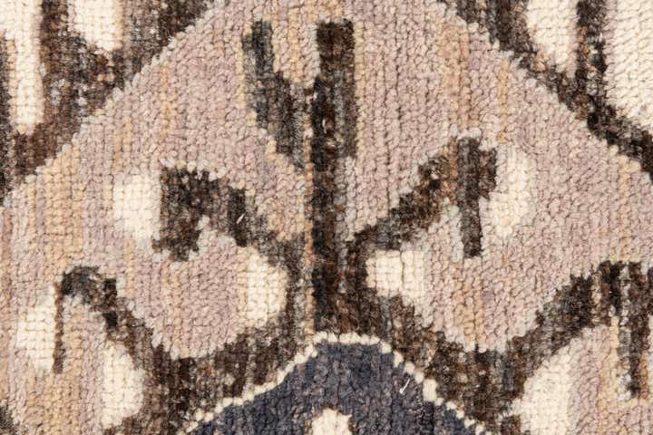 9' 1 x 11' 10 Hand Knotted Moroccan Wool Rug