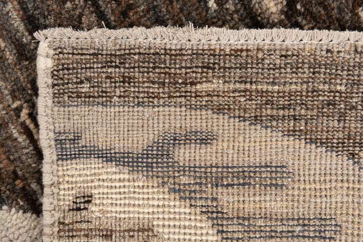 9' 1 x 11' 10 Hand Knotted Moroccan Wool Rug