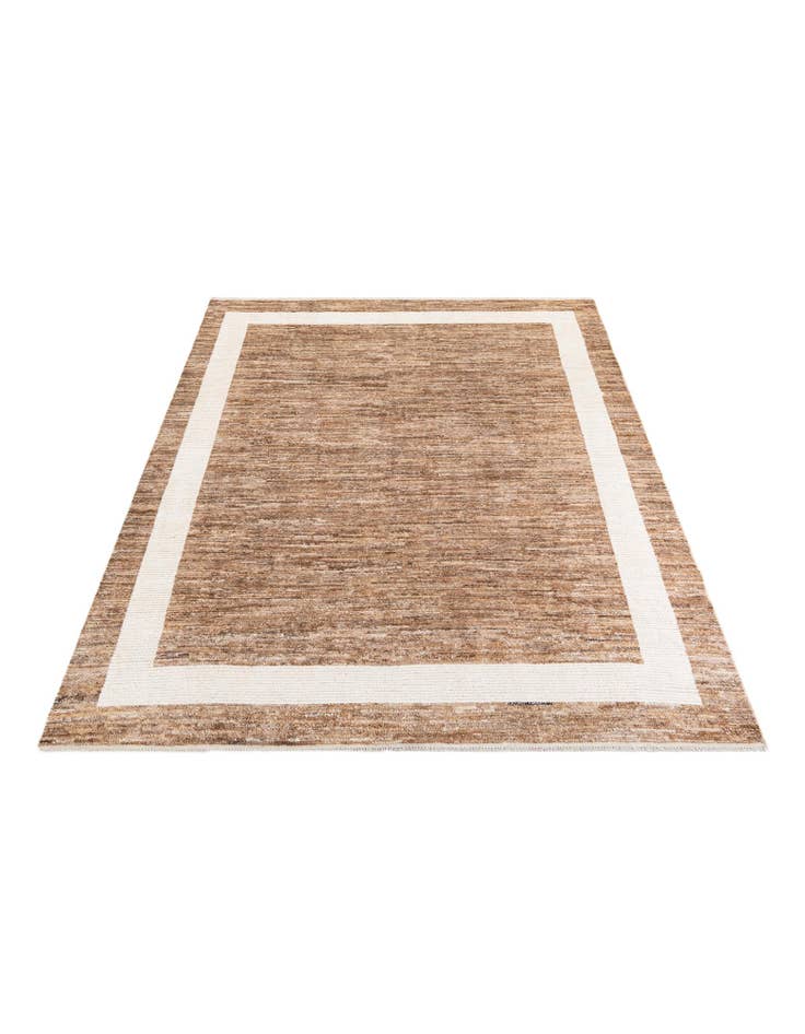 Detail image of 8' x 10'  Hand Knotted Moroccan Wool Rug