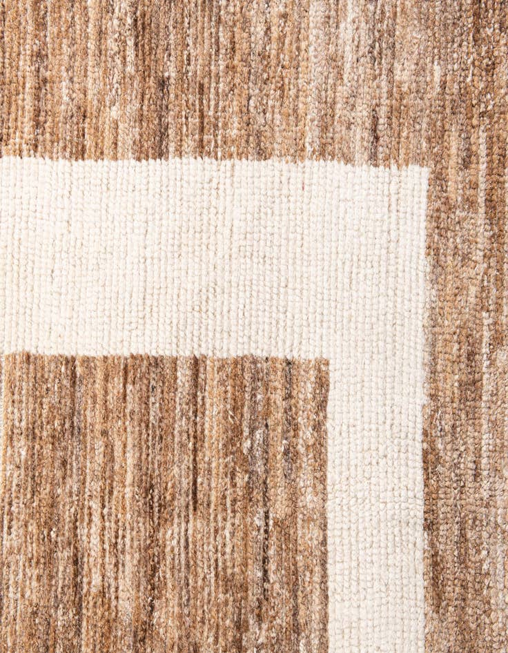 Detail image of 8' x 10'  Hand Knotted Moroccan Wool Rug