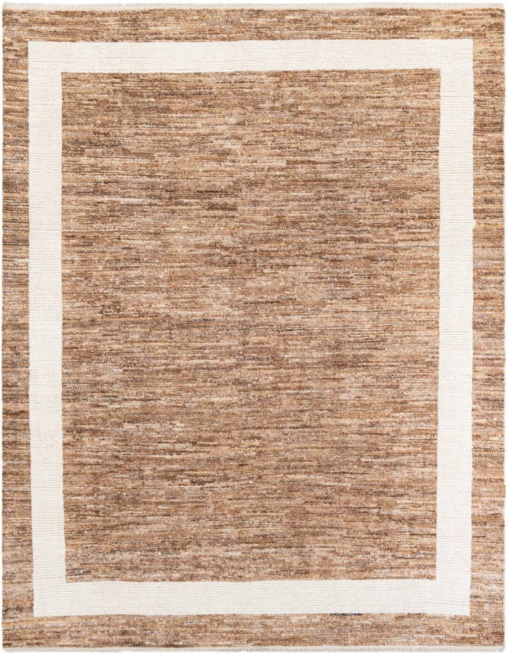 Detail image of 8' x 10' Hand Knotted Moroccan Wool Rug