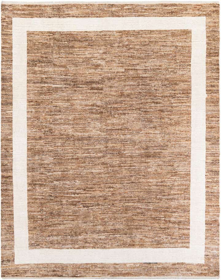 8' x 10' Hand Knotted Moroccan Wool Rug
