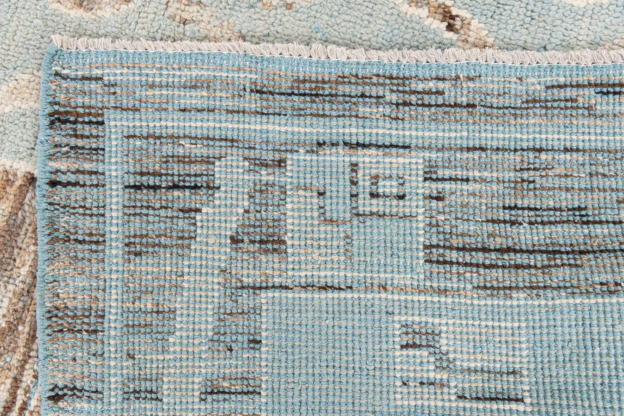 8' 7 x 12' 4 Hand Knotted Moroccan Wool Rug