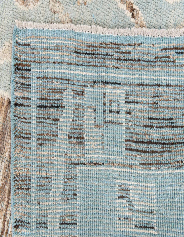 Detail image of 8' 7 x 12' 4  Hand Knotted Moroccan Wool Rug