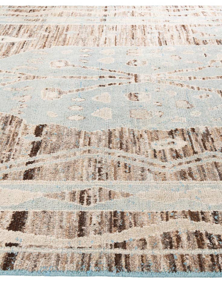 Detail image of 8' 7 x 12' 4  Hand Knotted Moroccan Wool Rug