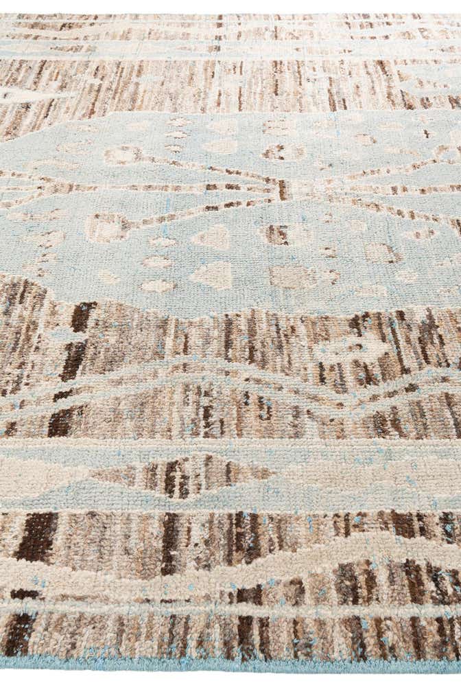 8' 7 x 12' 4 Hand Knotted Moroccan Wool Rug