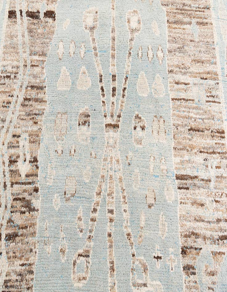 Detail image of 8' 7 x 12' 4  Hand Knotted Moroccan Wool Rug