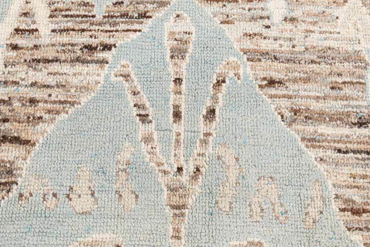 8' 7 x 12' 4 Hand Knotted Moroccan Wool Rug