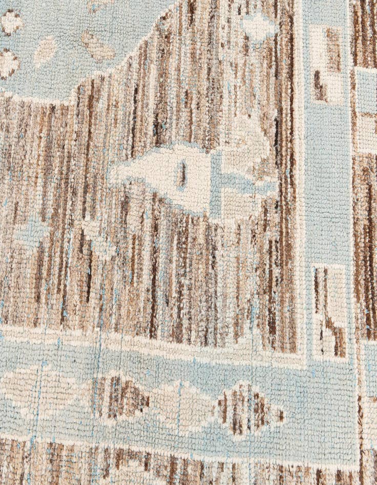 Detail image of 8' 7 x 12' 4  Hand Knotted Moroccan Wool Rug