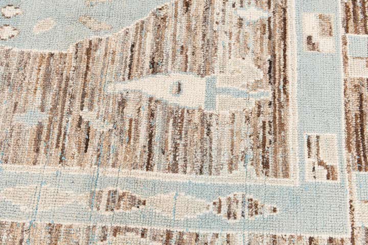 8' 7 x 12' 4 Hand Knotted Moroccan Wool Rug