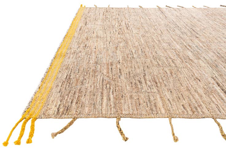 Detail image of 8' 3 x 9' 10 Hand Knotted Moroccan Wool Rug