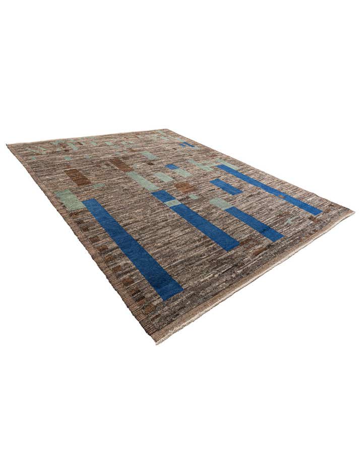 9' 3 x 12' 3 Hand Knotted Moroccan Wool Rug