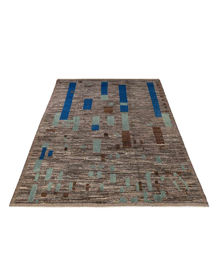 9' 3 x 12' 3 Hand Knotted Moroccan Wool Rug
