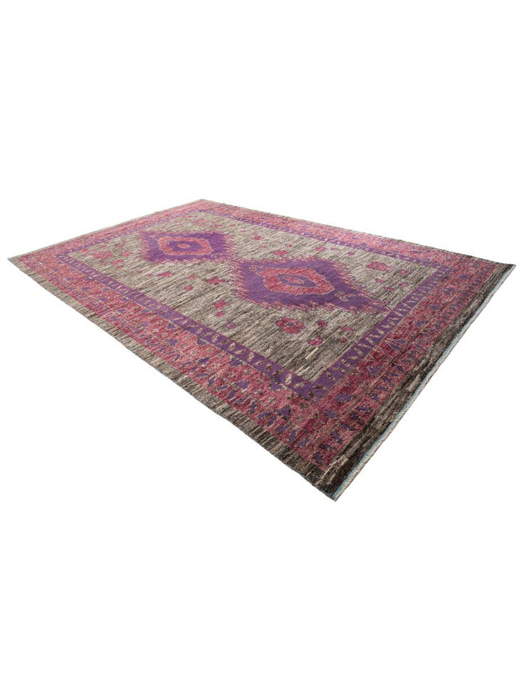 Detail image of 9' 5 x 14' 2 Hand Knotted Moroccan Wool Rug