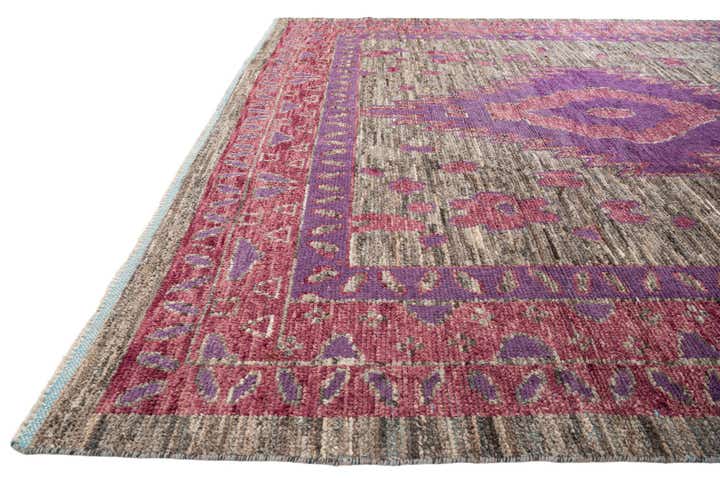 9' 5 x 14' 2 Hand Knotted Moroccan Wool Rug