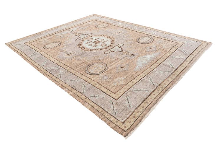 Detail image of 8' 2 x 10' 3 Hand Knotted Moroccan Wool Rug