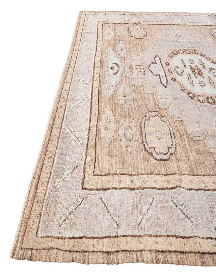 Detail image of 8' 2 x 10' 3  Hand Knotted Moroccan Wool Rug