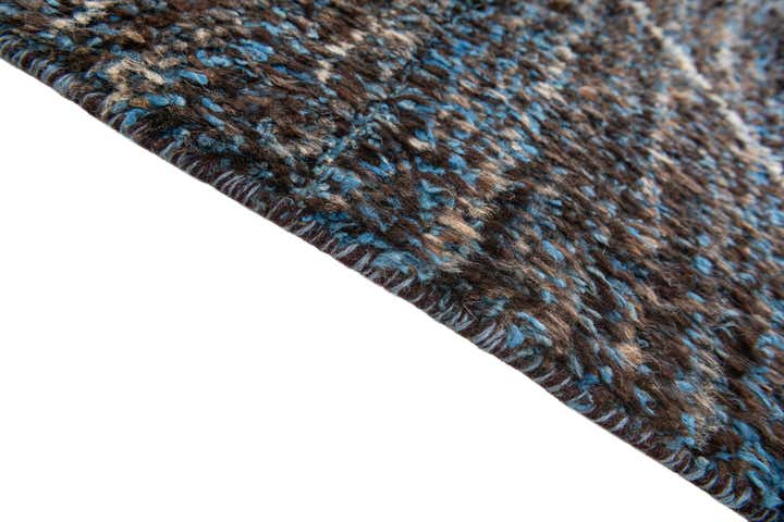 5' 10 x 9' 4 Hand Knotted Moroccan Wool Rug