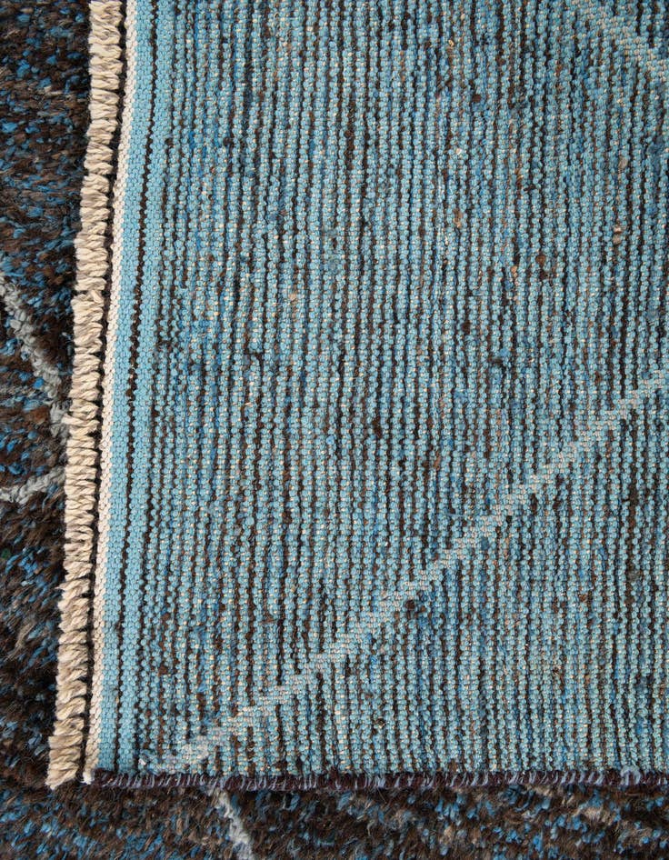Detail image of 5' 10 x 9' 4  Hand Knotted Moroccan Wool Rug